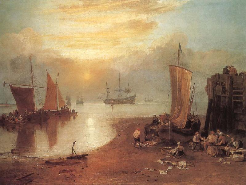 J.M.W. Turner Sun Rising through Vapour France oil painting art